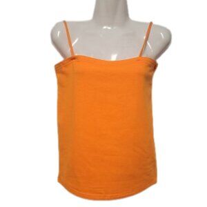 ORANGE Spaghetti Strap Camisole Orange Tank Top - New Without Tags- One Size